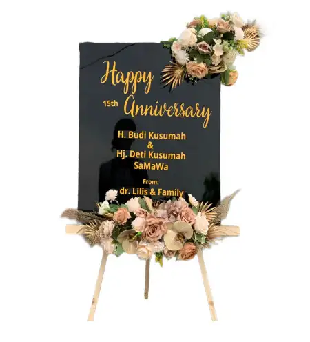 Papan Bunga Akrilik Danau Paris